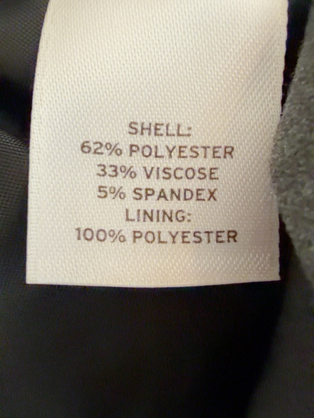Halogen Petite Gray Tailored Blazer Size 4P Two Button Career Workwear - Picture 7 of 8